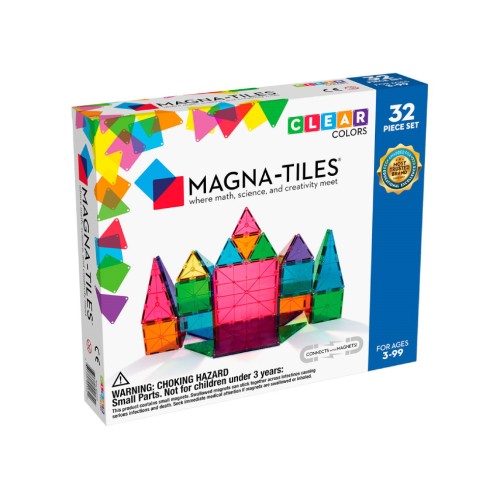 Magna-tiles Clear Colours 32 Pcs (90208)