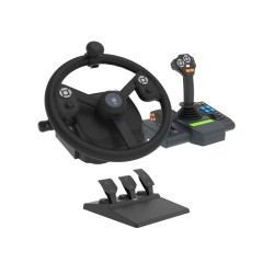 Steering Wheel Hori Farming Full-size Steering Control Panel & Pedals (windows 11/10)