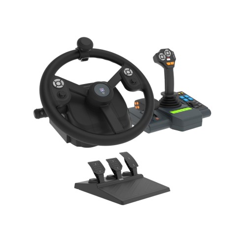 Steering Wheel Hori Farming Full-size Steering Control Panel & Pedals (windows 11/10)