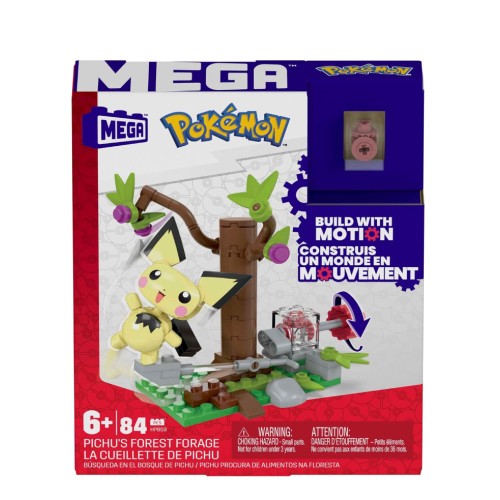 Mattel Mega Pokemon Adventure Builder Pichus Forest Forage