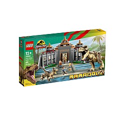 Lego(r) Jurassic Park 30th Anniversary Visitor Center T Rex Raptor Attack