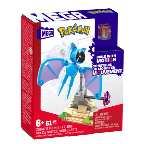 Mega Pokemon Adventure Builder Zubats Midnight Flight