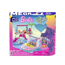 Mattel Mega Bloks Barbie Color Reveal Dolphin Exploration (hhw83)