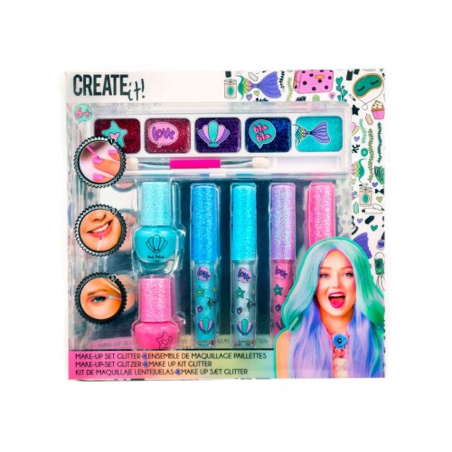 Set Create It! Makeup Glitter Mermaid 7 Pk (84141)