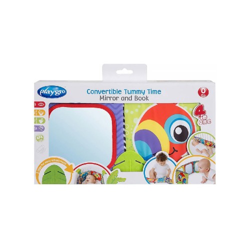 Playgro Convertible Tummy Time Mirror And Book (10186971)