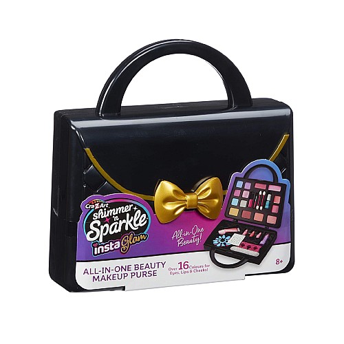 Shimmer And Sparkle Instaglam Cosmetic Purse Black (40-00623)