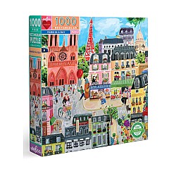 Puzzle Eeboo Paris In A Day 1000pc (epztpd2)