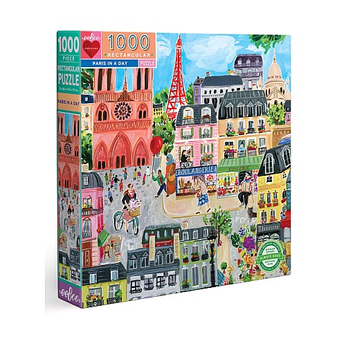 Puzzle Eeboo Paris In A Day 1000pc (epztpd2)