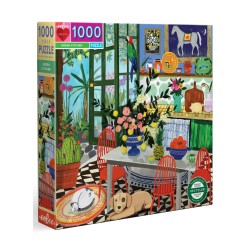 Puzzle Eeboo Green Kitchen 1000 Pc (epztgnk)