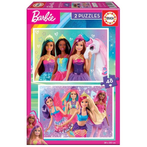 Puzzle Educa Barbie 2 - 2x48 (80-19299)