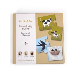 Puzzle Filibabba Parent And Baby Farm Animals (fi-02767)
