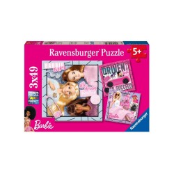 Puzzle Ravensburger Barbie 3x49pc (10105684)