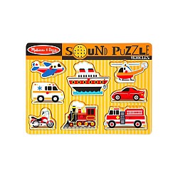 Puzzle Melissa & Doug Vehicles Sound 8pc (50206)