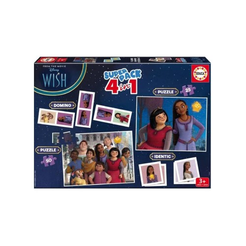 Puzzle Educa Superpack Wish 4 In 1 (80-19743)