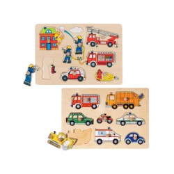 Puzzle Goki Fire Brigade & Means Of Transport Lift-out (12402257/1240223)