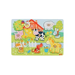 Puzzle Goki Farm Animals Lift-out (57392)