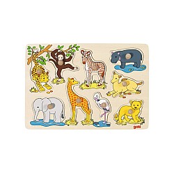 Puzzle Goki African Baby Animals Lift Out (57829)