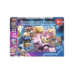 Puzzle Ravensburger Paw Patrol The Mighty Movie 2x12pc (10105721)
