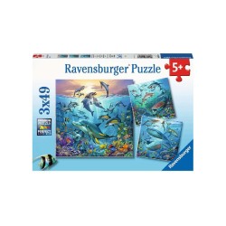 Puzzle Ravensburger Ocean Life 3x49pc (05149)
