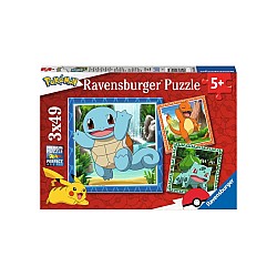 Puzzle Ravensburger Pokemon 3x49pc (05586)