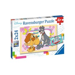 Puzzle Ravensburger Disney's Favorite Puppies 2x24pc (05087)