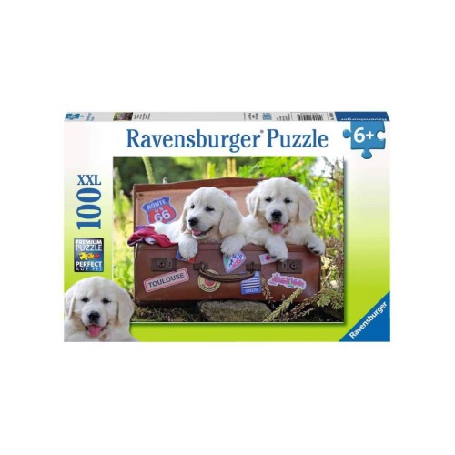 Puzzle Ravensburger Traveling Pups 100pc (10538)