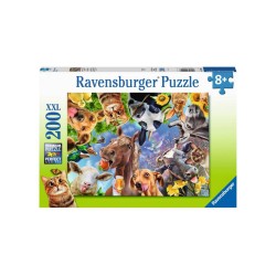 Puzzle Ravensburger Funny Farmyard Friends 200pc (12902)