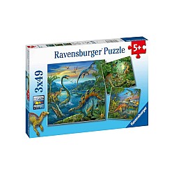 Puzzle Ravensburger Dinosaur Facination 3x49pc (09317)