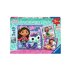 Puzzle Ravensburger Gabby's Dollhouse 3x49pc (10105659)