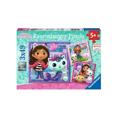 Puzzle Ravensburger Gabby's Dollhouse 3x49pc (10105659)