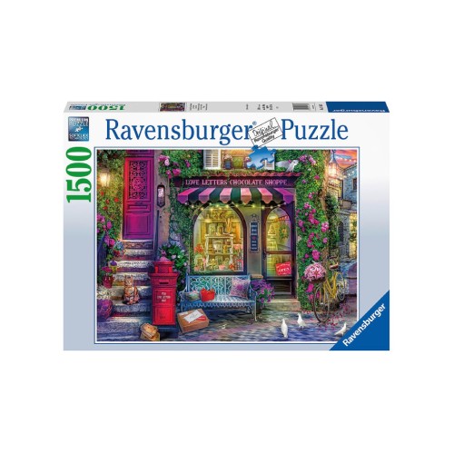 Puzzle Ravensburger Love Letters Chocolate Shop 1500pc (10217136)