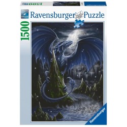 Puzzle Ravensburger The Dark Blue Dragon 1500pc (10217105)
