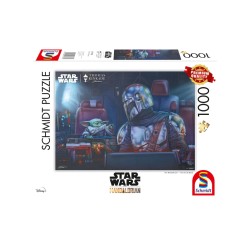 Puzzle Schmidt Thomas Kinkade Star Wars The Mandalorian Two For The Road 1000pc (sch7378)