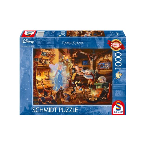 Puzzle Schmidt Thomas Kinkade Disney Geppettos Pinocchio 1000pc (sch57526)