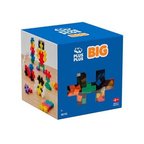 Plus-plus Big Basic Mix 100pc + 1 Green Baseplate (3220)