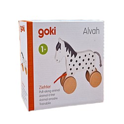 Goki Pull-along Animal Horse Alvah (54963)