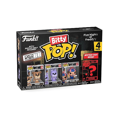 Bitty Pop! 4 Pack Five Nights At Freddys Freddy 2.5cm