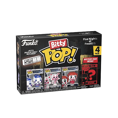 Bitty Pop! 4 Pack Five Nights At Freddys Ballora 2.5cm