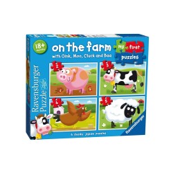 Puzzle Ravensburger On The Farm My First 2/3/4/5pc