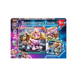 Puzzle Ravensburger Paw Patrol The Mighty Movie 3x49pc (10105708)