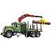Bruder Mack Granite Timber Truck W/loading Crane (02824) Bruder Mack Granite Timber Truck W/loading Crane (02824)