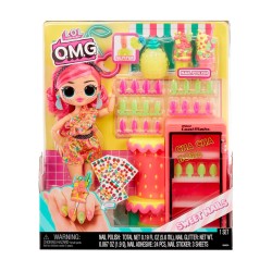 Doll Mga L.o.l. Surprise O.m.g Sweet Nailstm Pinky Pops Fruit Shop (503842-euc)