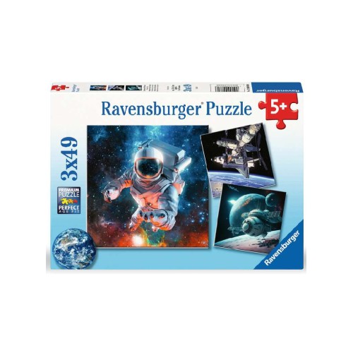 Puzzle Ravensburger Space Adventure 3x49pc