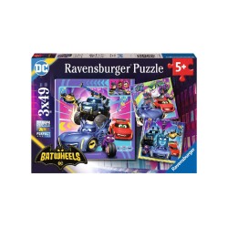 Puzzle Ravensburger Batwheels 3x49pc