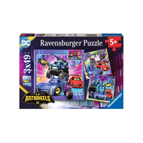Puzzle Ravensburger Batwheels 3x49pc