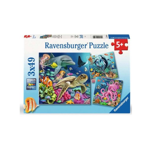 Puzzle Ravensburger Under Water 3x49pc