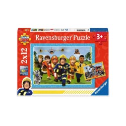 Puzzle Ravensburger Fireman Sam Rescuers Are Coming 2x12pc