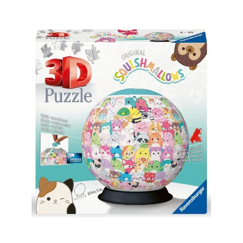 Puzzle Ravensburger Squishmallows 3d Ball 72pc