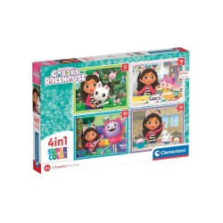 Puzzle Clementoni Gabby's Dollhouse 4 In 1 (21524)