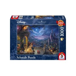 Puzzle Schmidt Thomas Kinkade Disney The Beauty And The Beast Dancing In The Moonlight 1000pc (sch4848)
